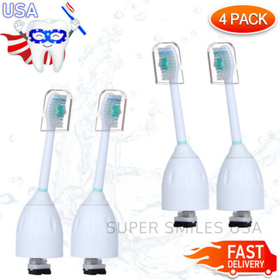 4pcs Toothbrush Replacement heads COMPATIBLE WITH & FIT FOR SONIC  E-SERIES