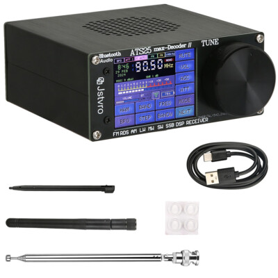 ATS25 Max Decoder II Bluetooth Full Radio Receiver FM SW SSB MW LW 2.4In 4000mAH