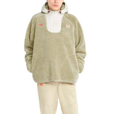 

Puma Helly Hansen X Winterized Half Zip Smock Mens Size  Coats Jackets Outerw, Зеленый, Puma Helly Hansen X Winterized Half Zip Smock