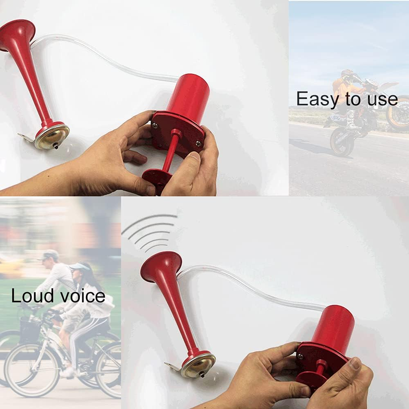 Bike Horn, Metal Classic Air Horns Loud Sounds Bicycle Horn,Bicycle Accessories，
