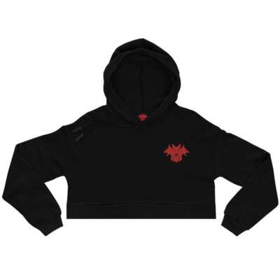 CERBERUS Strength CORE Cropped Hoodie (Black)