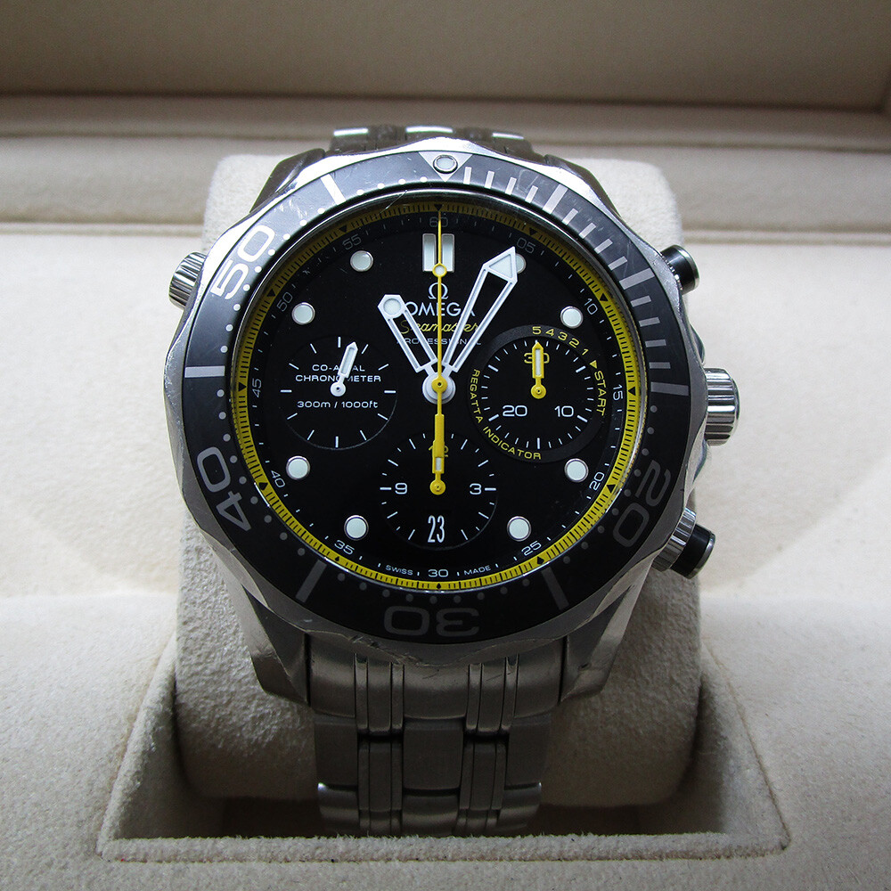omega seamaster diver automatic chronograph men's watch