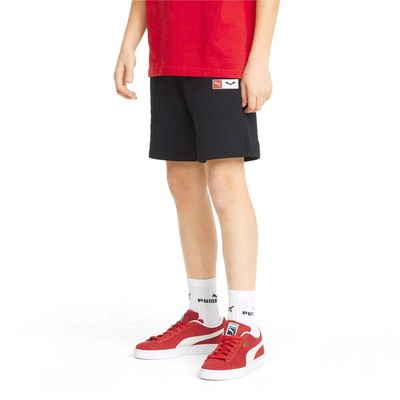 Puma Btm Shorts Молодежные мальчики Черные повседневные спортивные штаны 53323301