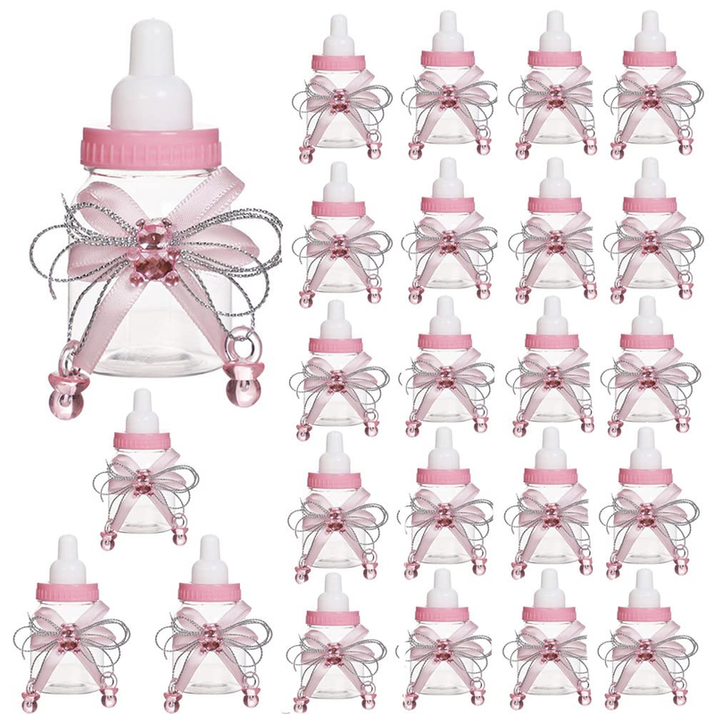 24Pcs Baby Shower Feeding Bottle Baby Shower Favours Sweets 