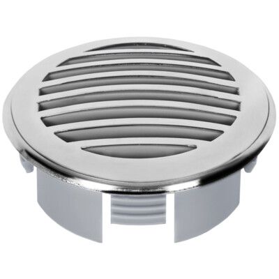 BOAT 3'' DOMED CHROME SWIM PLATFORM DECK VENT DRAIN GRILL REPLACE