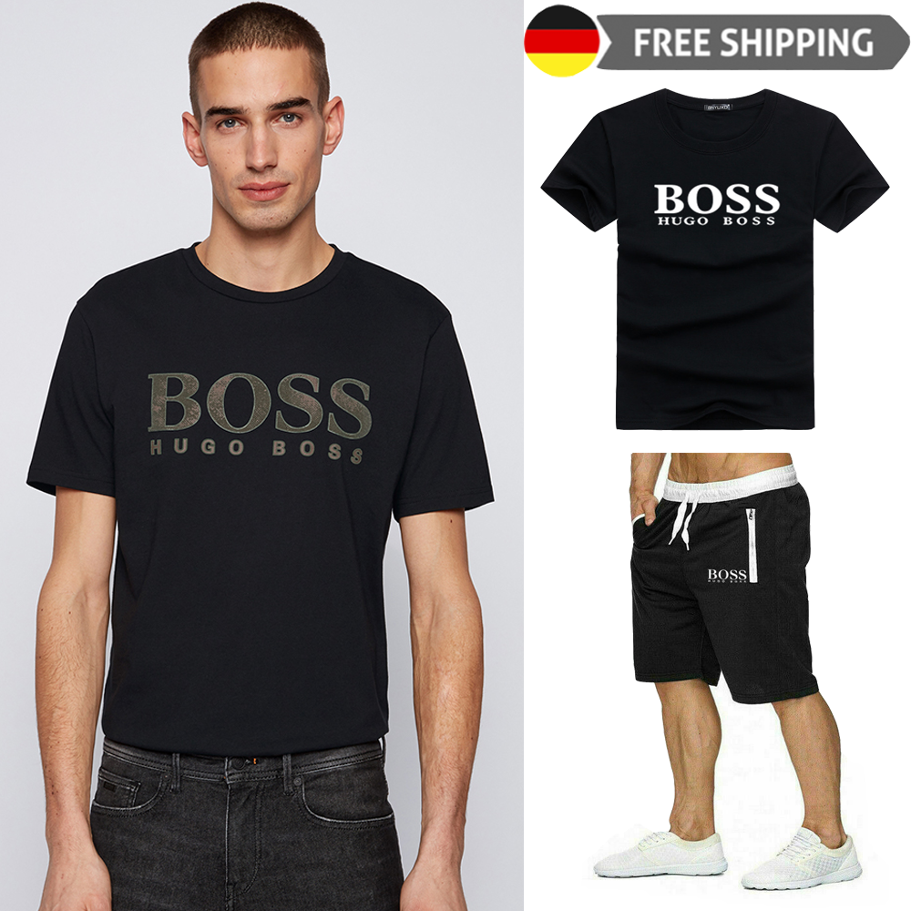 Herren Hugo Boss1 Short Sleeve T-Shirts sportswear Sommeranzug M-XXL 2021 DE