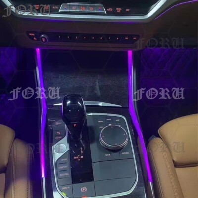 For BMW 3/4 Series G20 G28 M3 M4 2020-2023 Center Console LED Ambient Light Trim