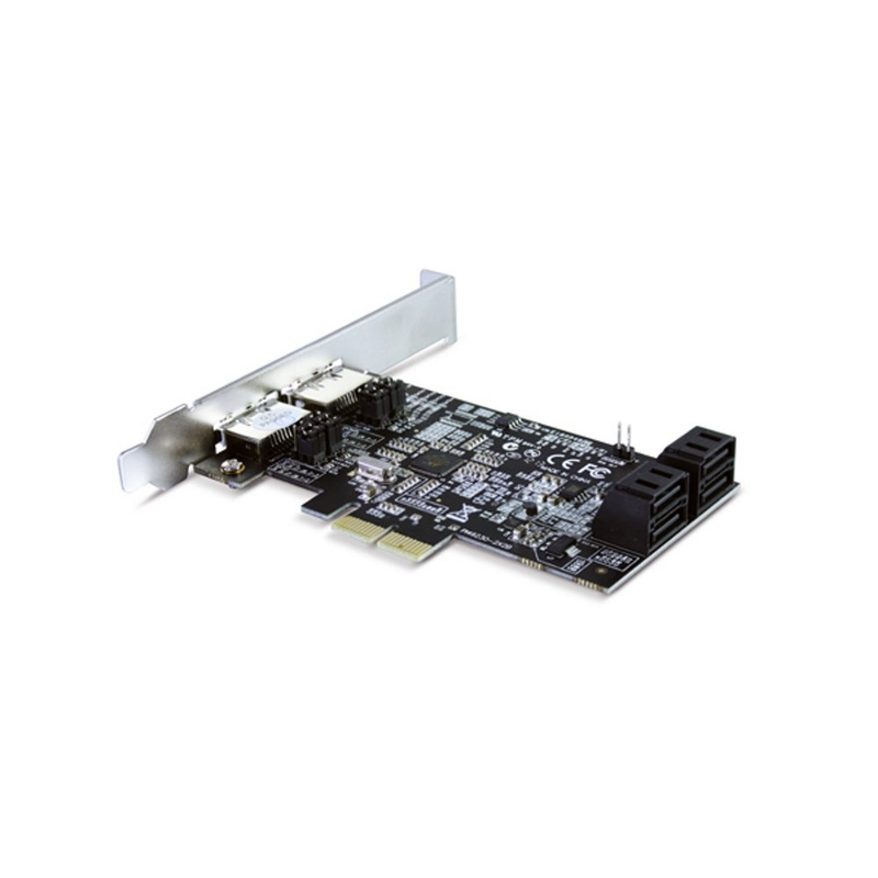 Vantec 4-Channel 6-Port SATA 6Gb/s PCIe RAID Host Card with HyperDuo Technology