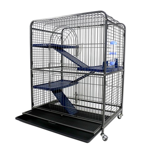 metal rabbit cage on wheels