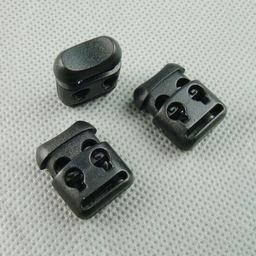 30PCS Shoe Lace Shoelace Buckle Rope Clamp Cord Lock Stopper Run Sports Clip