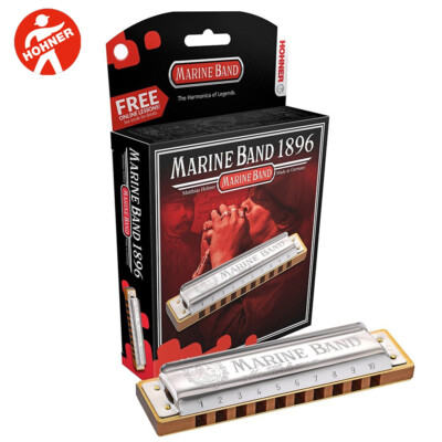 Hohner 1896 Marine Band Minor Tuning Diatonic Harmonica Key of Minor E