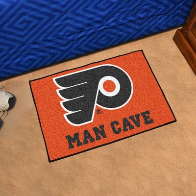 NHL - Philadelphia Flyers Man Cave Starter Mat Accent Rug - 19in. x 30in.