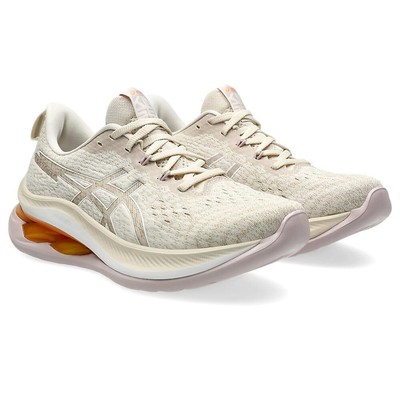 Pre-owned Asics Official Store Limited Running Shoes Gel-kinsei Max Radys 24.5 E Oatmeal/w In White