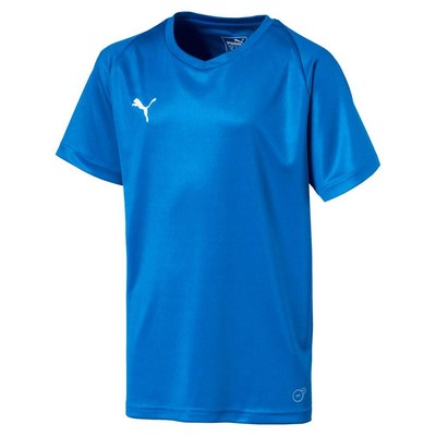 

Футболка Puma Playershirt Liga Core с круглым вырезом и короткими рукавами для мальчиков, синяя 70354, Синий, Puma Playershirt Liga Core Crew Neck Short Sleeve Soccer Jersey