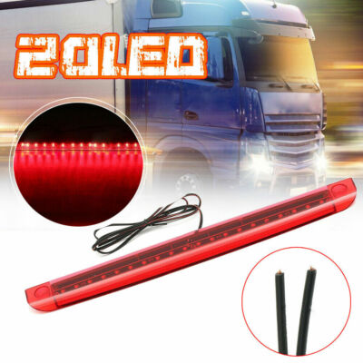 Red LED Auto Car High Mount Level Third 3RD Brake Stop Rear Tail Light Universal