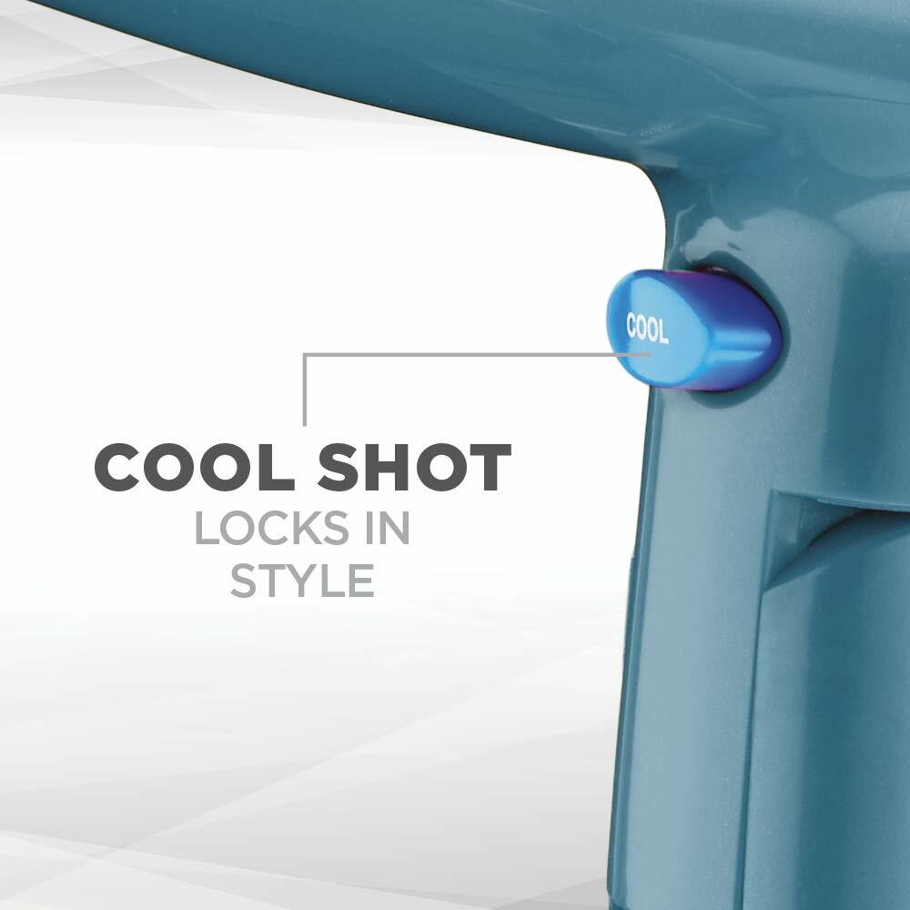 Conair 1875 Watt Cord Keeper Hair Dryer Folding Handle and Retractable Cord 289R