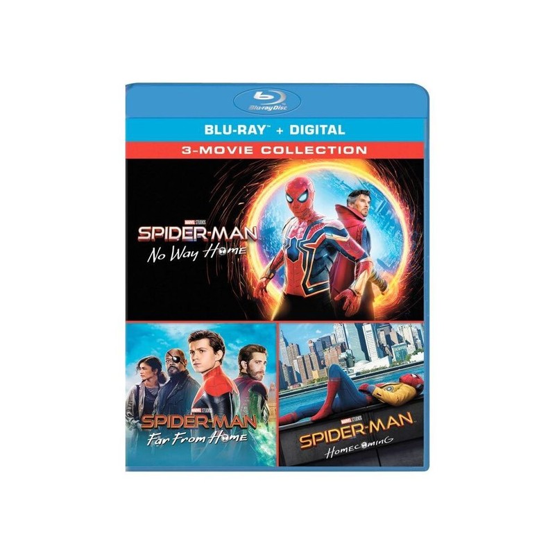 Spider-Man: Far from Home/ Homecoming/ No Way Home (Blu-ray +