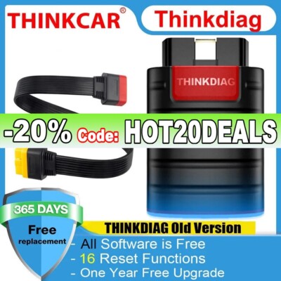 THINKDIAG Old Boot Version Car OBD2 Diagnostic Scanner Coding Tool Bidirectional