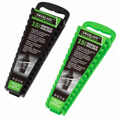 30 Slot  Wrench Rack Holder Organizer Tray Tool Storage Mountable Handheld 2 Pcs