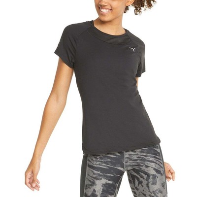 

Puma Cloudspun Marathon Crew Neck Short Sleeve Athletic Tshirt Womens Size  Ca, Черный