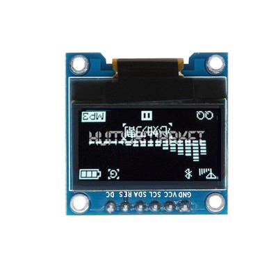 0.96'' 6Pin 12864 SPI&IIC I2C OLED Display Module White For Raspberry Pi