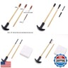 BOOSTEADY Universal Handgun Cleaning kit .22,.357,.38,9mm,.45 Caliber Pistol Cleaning Kit Brush and Jag