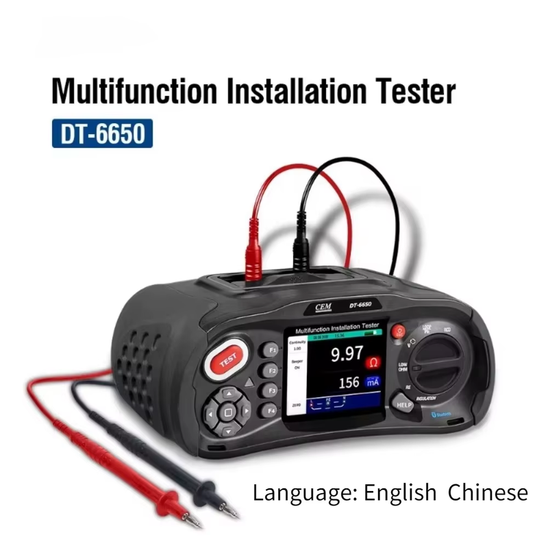 DT-6650 High Current Loop Test Multifunction Insulation Resistance Tester earth