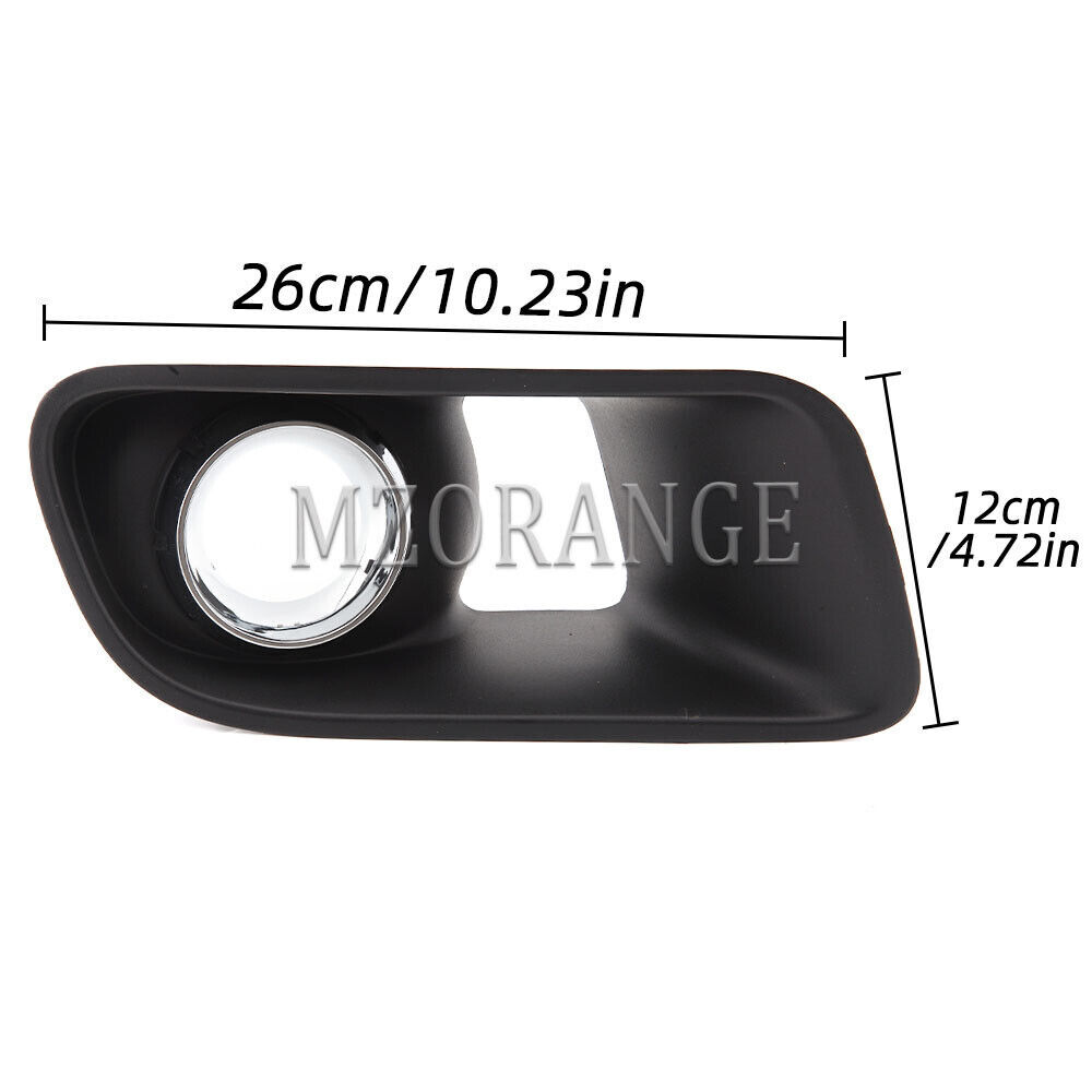 Fog Light Lamp Cover Bezel Chrome Trim For Dodge Charger SRT-8 2012 2013-2015