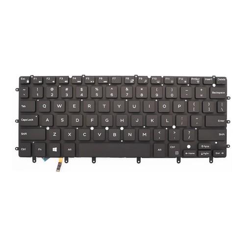 NEW Genuine Dell XPS 13 9343/9350/9360 NORDIC Backlit Laptop Keyboard - DKDXH