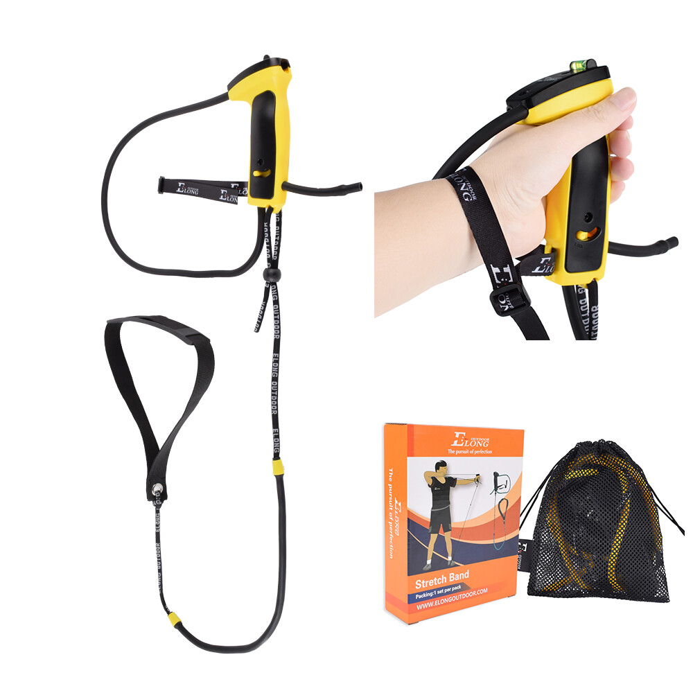 Archery Bow Training Device Stretch Band Simulated Recurve Bow