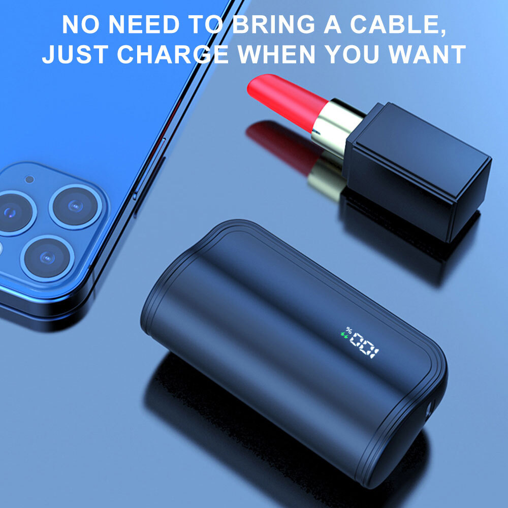 10000mAh Mini Power Bank Fast Charging Portable External Battery Backup Charger