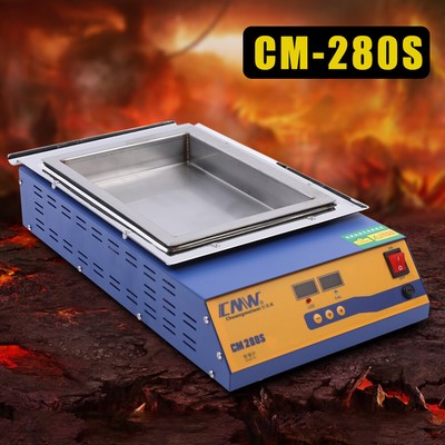 Solder Pot Titanium Melting Tin Dual Digital Desoldering Furnace Lead-Free 2000W