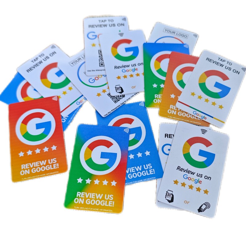 10pcs Electronic Business Cards 215/216 NFC Chips Google Comment Card