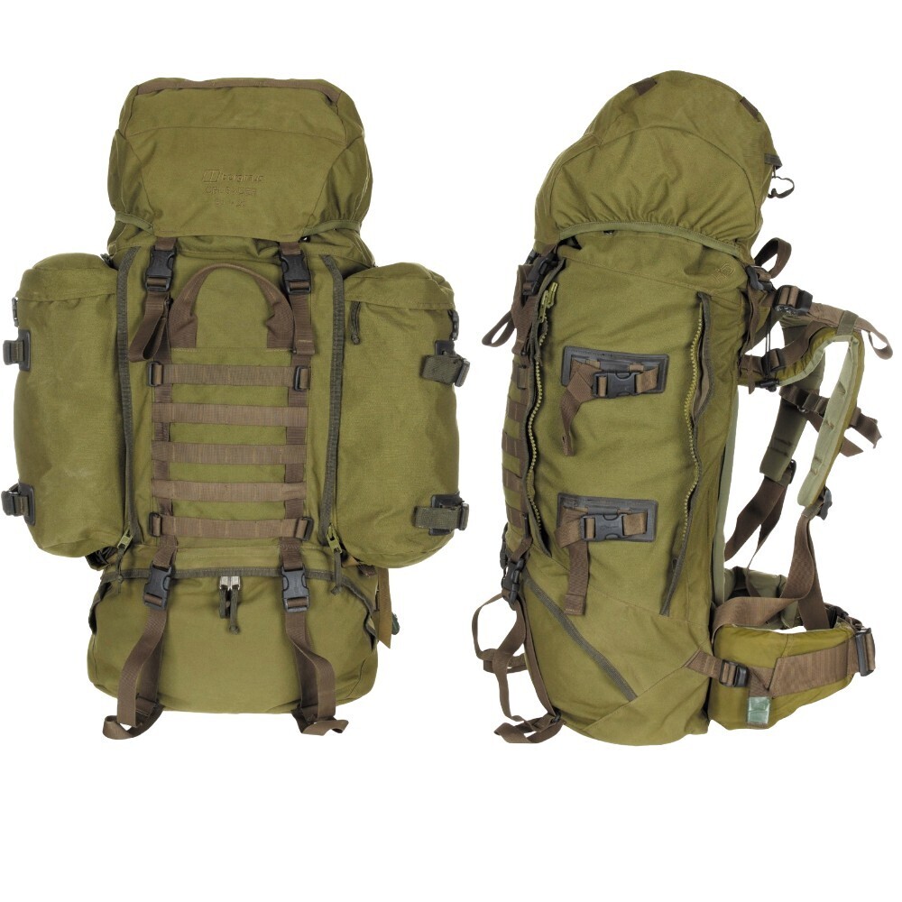 Rucksack BERGHAUS Crusader 90+20 gebr. Kampfrucksack Outdoor Trekkingrucksack