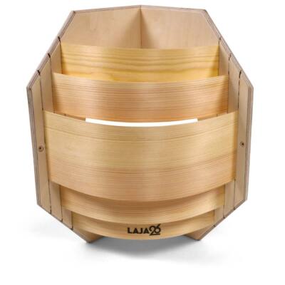 Sauna Lampenschirm ''Piazza'' Espenholz mit FSC-Zertifizierung - handarbeit