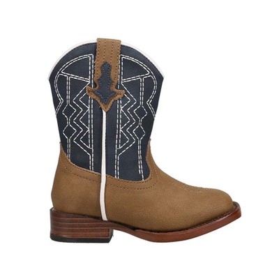 

Roper Cassidy Square Toe Cowboy Toddler Boys Коричневые повседневные ботинки 09-017-1900-298, Коричневый, Roper Cassidy Square Toe Cowboy Toddler