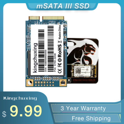 Kingchuxing 512GB 256 GB mSATA III SSD Internal Solid State Hard Drives Laptop