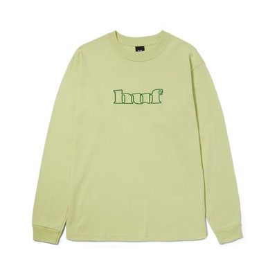

HUF Certificate Вышитая футболка Lifestyle Мужская лаймовая, Желтый, HUF Certificate Embroidered Lifestyle T-Shirt
