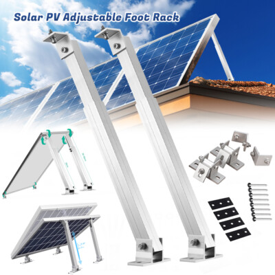 Adjustable Angle Solar Panel Tilt Mount Brackets Wall Roof Boat Fixing Mounting