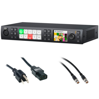 Blackmagic Design ATEM 1 M/E Production Switcher w/ Power Cord & SDI Video Cable