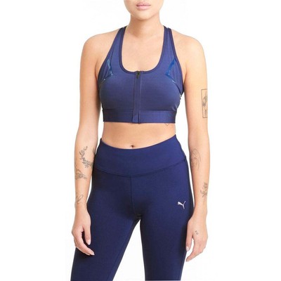 Puma High Impact Front Zip Bra Womens Size XXL Casual 520295-12