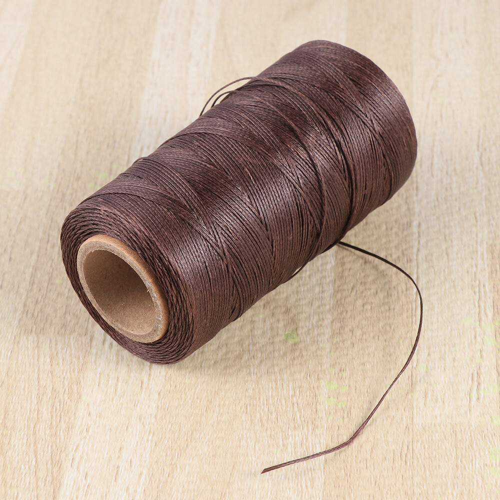 Download 150D 0.8mm Leather Sewing Wax Thread Hand Stitching Cord Craft DIY Leather Tools