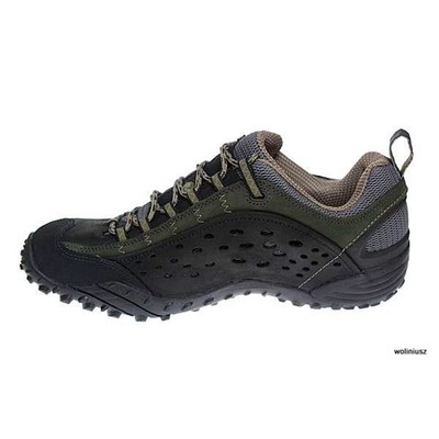 Pre-owned Merrell Shoes Trekking Men  Intercept J73703 Black