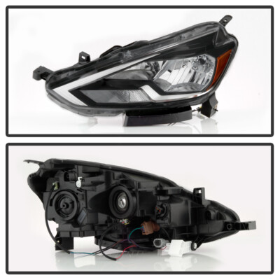 For 2016-2019 Nissan Sentra Halogen Type Headlights Headlamps w/ Bulb Left+Right