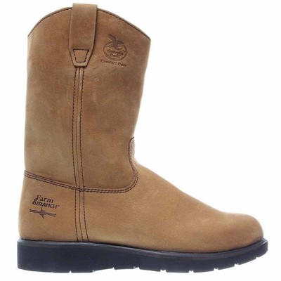 

Ботинки Georgia Boots Farm - Ranch Pull On Work Мужские коричневые рабочие ботинки G4432, Коричневый, Georgia Boots Farm - Ranch Pull On Work