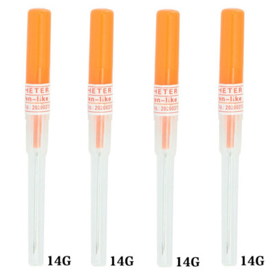 4X Disposable Catheter Cannula Sterilised Puncture Needle Tube Body Piercing Kit