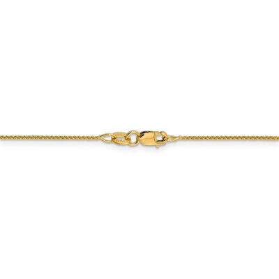 Pre-owned Superdealsforeverything 18k Leslie's 1.00mm Diamond Cut Spiga Chain; 18 Inch; Lobster Clasp In Yellow