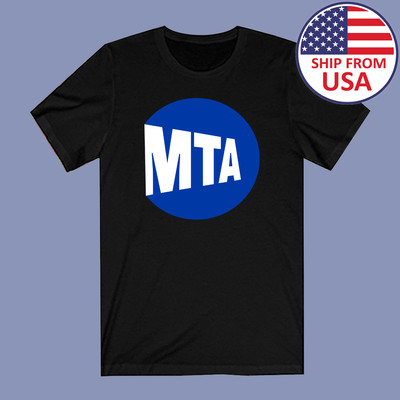 MTA Metropolitan Transit Authority Black T-Shirt Size S to 3XL