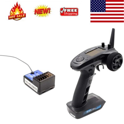 FlySky FS-GT5 2.4G 6CH AFHDS RC Transmitter W/ FS-BS6 Receiver For RC Car Boat