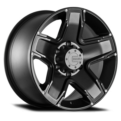 17'' Mamba 585B M13 17x9 Wheel 5x5 -12mm Lifted For Jeep Wrangler Gladiator Rim